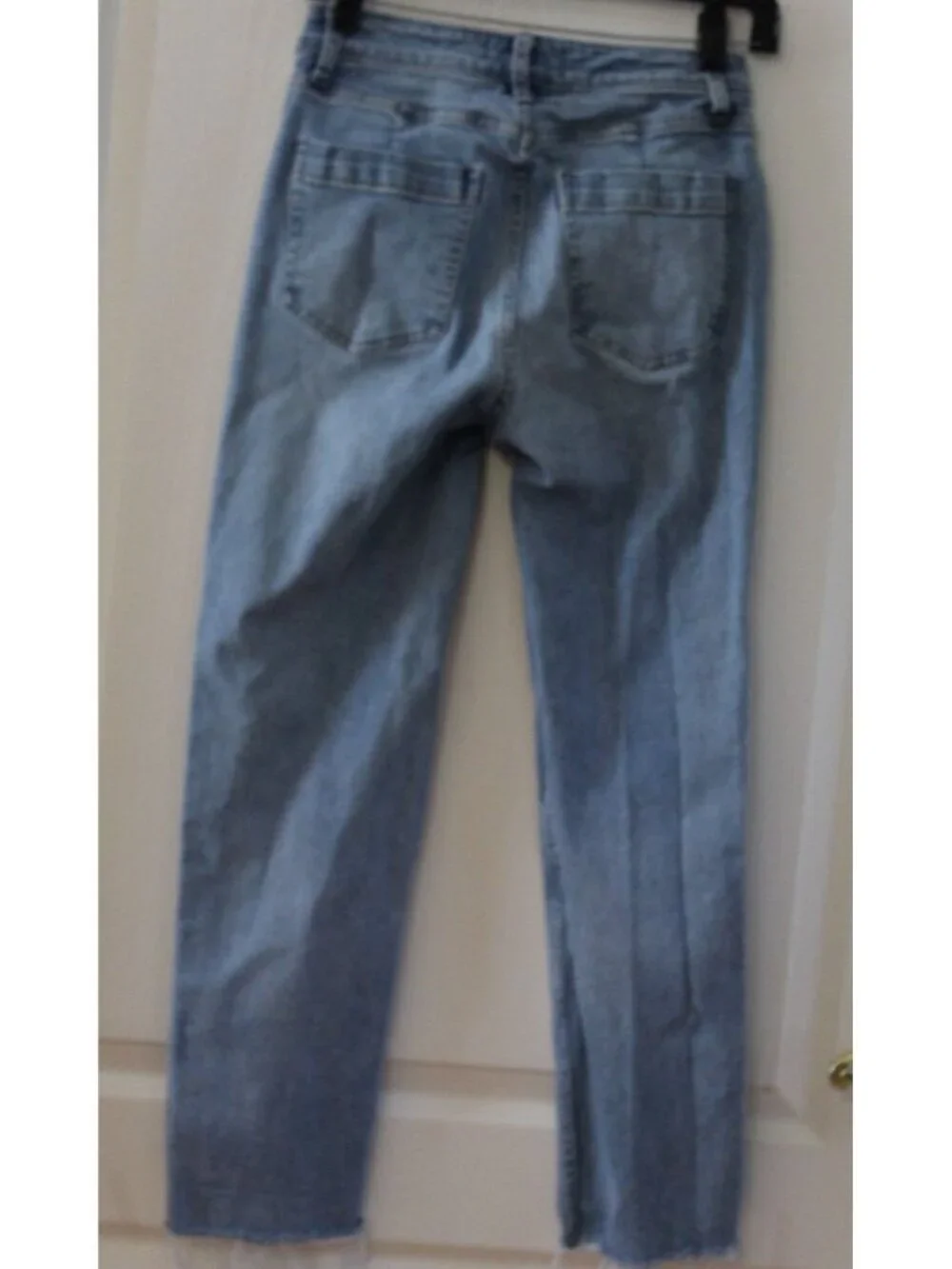 We The Free CRVY Medium Wash High-Rise Straight Leg Jeans - Size 27